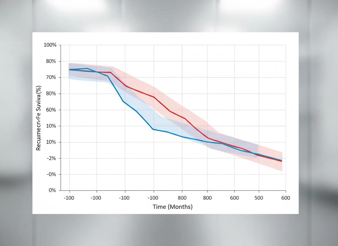 Recurrence-free survival analysis