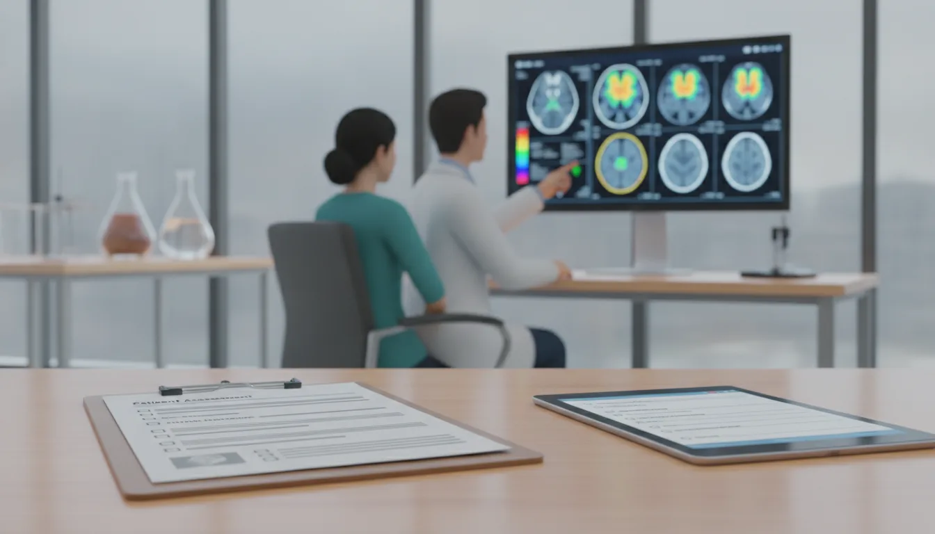 Clinical assessment in psychiatric trials